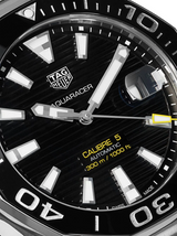 Tag Heuer Aquaracer Black Dial Silver Steel Strap Strap Watch for Men - WAY201A.BA0927 Buy Now By Tag Heuer