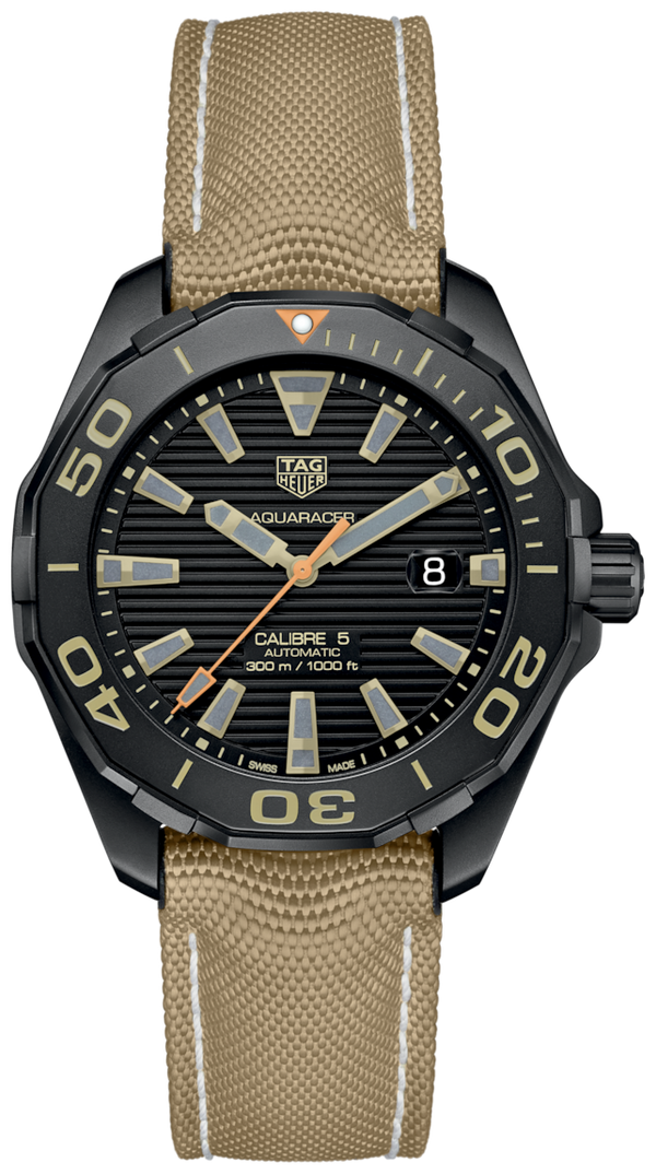 Tag Heuer Aquaracer Black Dial Watch for Men - WAY208C.FC6383 Buy Now By Tag Heuer