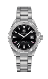 Tag Heuer Aquaracer Automatic Black Dial Silver Steel Strap Watch for Men - WAY2110.BA0928 Buy Now By Tag Heuer
