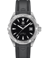 Tag Heuer Aquaracer Automatic Caliber 5 Black Dial Black Rubber Strap Watch for Men - WAY2110.FT8021 Buy Now By Tag Heuer