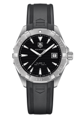 Tag Heuer Aquaracer Caliber 5 Automatic Black Dial Black Rubber Strap Watch for Men - WAY2113.FT8021 Buy Now By Tag Heuer