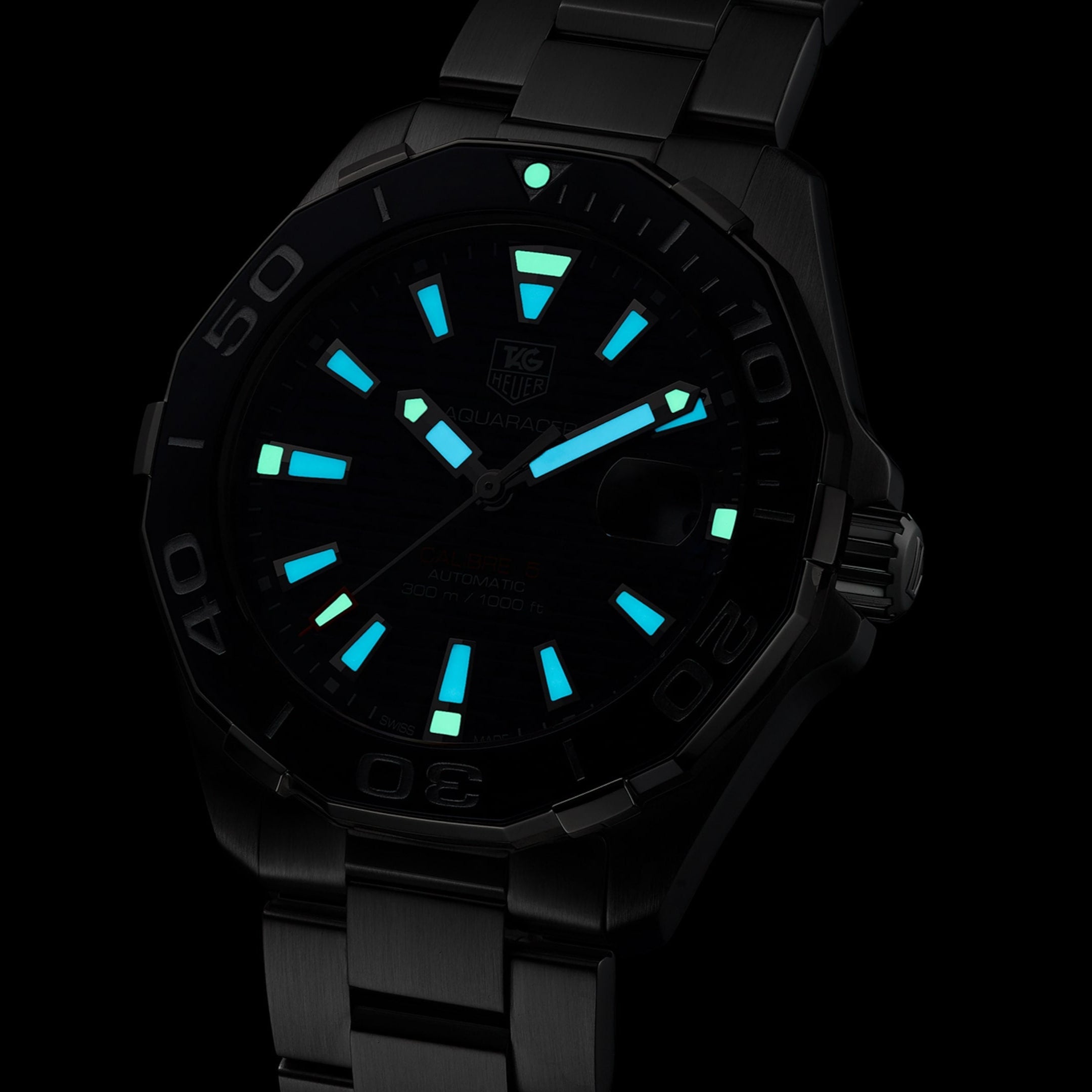 Tag Heuer Aquaracer Blue Dial Watch for Men - WAY211C.BA0928