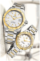 Tag Heuer Aquaracer Automatic White Dial Two Tone Steel Strap Watch for Men - WAY2151.BD0912 Buy Now By Tag Heuer