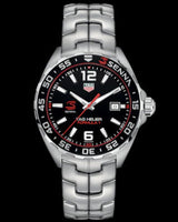 Shop Tag Heuer Formula 1 Senna Limited Edition Black Dial Silver Steel Strap Watch for Men - WAZ1012.BA0883 in USA