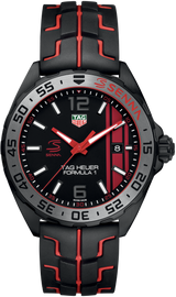 Tag Heuer Formula 1 Senna Special Edition Black Dial Two Tone Rubber Strap Watch for Men - WAZ1014.FT8027 Buy Now By Tag Heuer