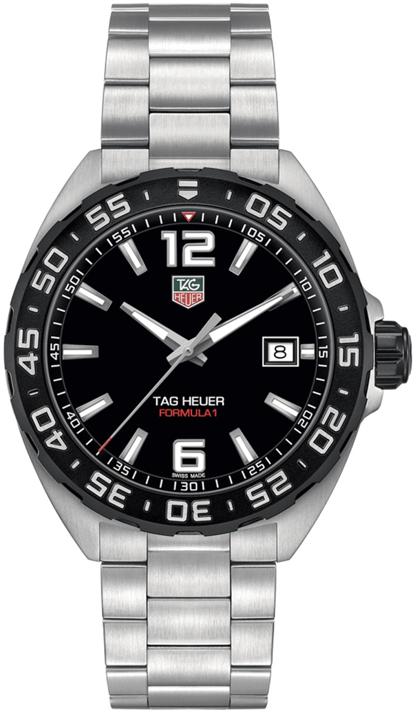 Shop Tag Heuer Formula 1 Black Dial Watch for Men - WAZ1110.BA0875 in USA
