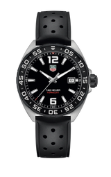 Tag Heuer Formula 1 Quartz Black Dial Black Rubber Strap Watch for Men - WAZ1110.FT8023 Buy Now By Tag Heuer