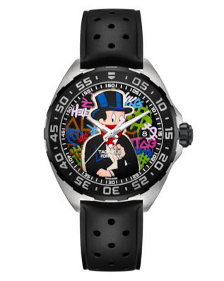 Shop Tag Heuer Formula 1 Alec Monopoly Black Dial Watch for Men - WAZ1117.FT8023 in USA