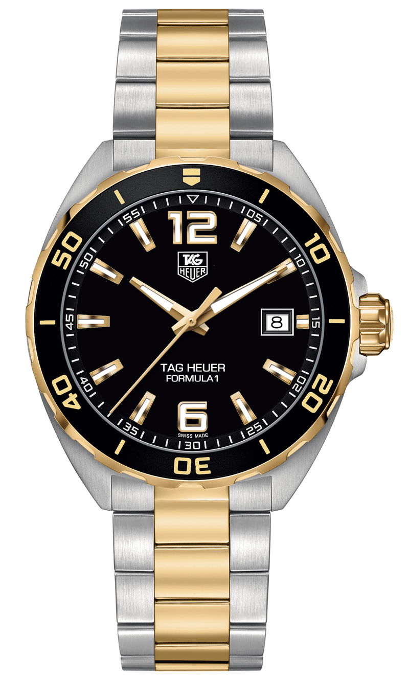 Tag Heuer Formula 1 Quartz Black Dial Two Tone Steel Strap Watch for Men - WAZ1121.BB0879 Buy Now By Tag Heuer