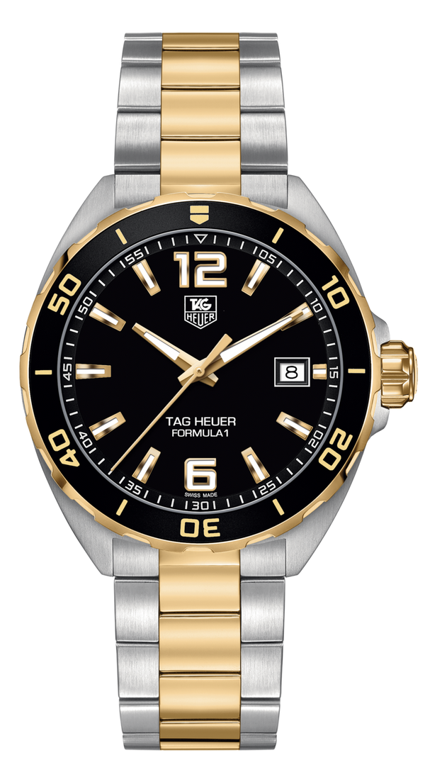 Shop Tag Heuer Formula 1 Black Dial Watch for Men - WAZ1121.BB0879 in USA