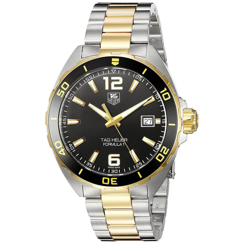 Shop Tag Heuer Formula 1 Black Dial Watch for Men - WAZ1121.BB0879 in USA