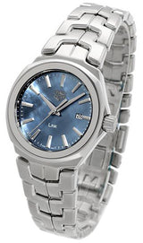 Shop Tag Heuer Link Quartz Mother of Pearl Dial Silver Steel Strap Watch for Women - WBC1311.BA0600 in USA