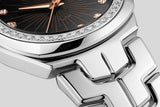 Shop Tag Heuer Link Quartz Diamonds Black Dial Silver Steel Strap Watch for Men - WBC131G.BA0649 in USA