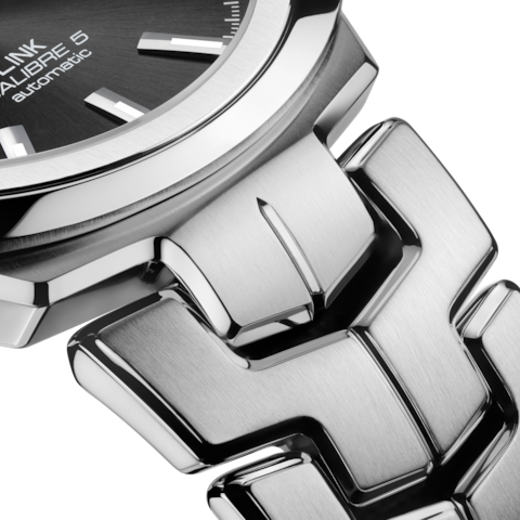 Shop Tag Heuer Link Quartz Black Dial Silver Steel Strap Watch for Women - WBC2110.BA0603 in USA
