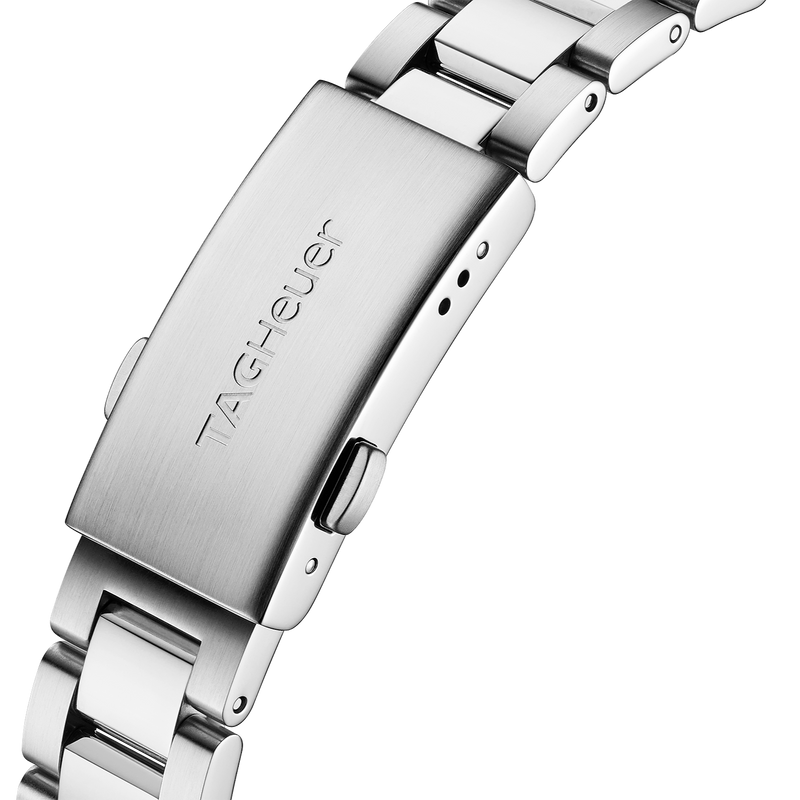 Shop Tag Heuer Aquaracer Black Dial Silver Steel Strap Watch for Women - WBD1310.BA0740 in USA