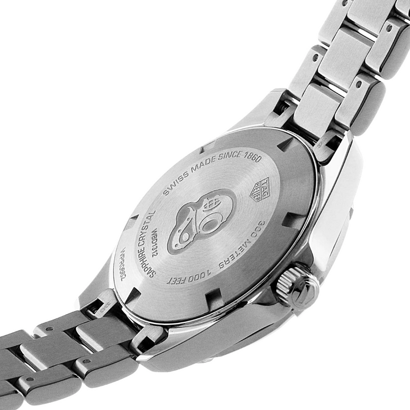 Tag Heuer Aquaracer Quartz Blue Dial Silver Steel Strap Watch for Women - WBD1312.BA0740 Buy Now By Tag Heuer
