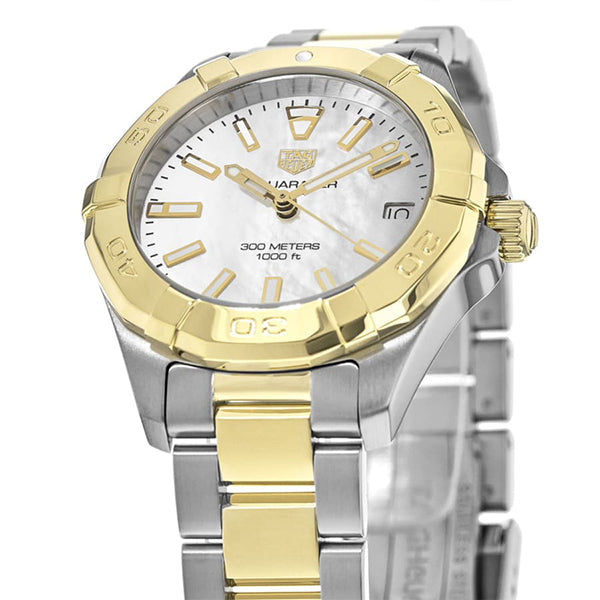 Shop Tag Heuer Aquaracer Mother of Pearl Dial Watch for Women - WBD1320.BB0320 in USA