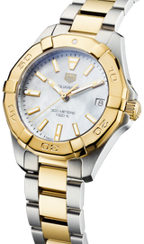 Shop Tag Heuer Aquaracer Mother of Pearl Dial Watch for Women - WBD1320.BB0320 in USA