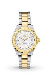 Shop Tag Heuer Aquaracer Mother of Pearl Dial Watch for Women - WBD1320.BB0320 in USA