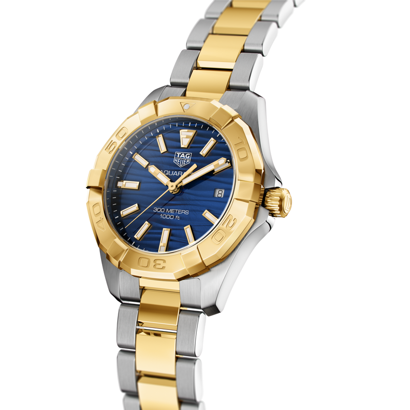 Shop Tag Heuer Aquaracer Blue Dial Watch for Women - WBD1325.BB0320 in USA