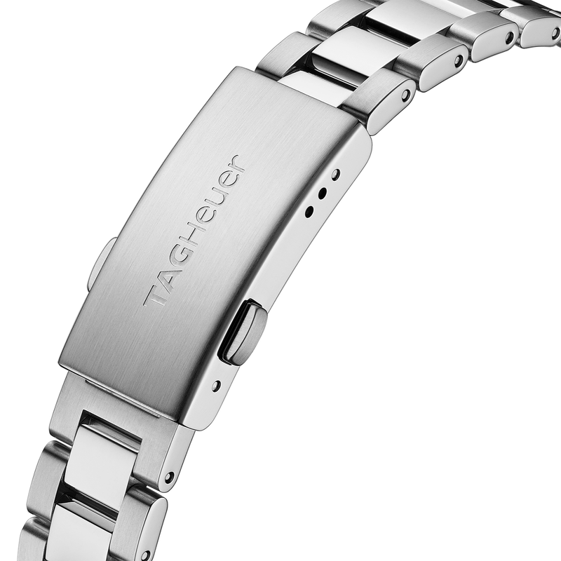 Tag Heuer Aquaracer Quartz Black Dial Silver Steel Strap Watch for Women - WBD1410.BA0741