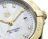Tag Heuer Aquaracer Diamonds Mother of Pearl Dial Two Tone Steel Strap Watch for Men - WBD1422.BB0321 Buy Now By Tag Heuer
