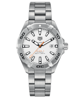 Tag Heuer Aquaracer Automatic White Dial Silver Steel Strap Watch for Men - WBD2111.BA0928 Buy Now By Tag Heuer