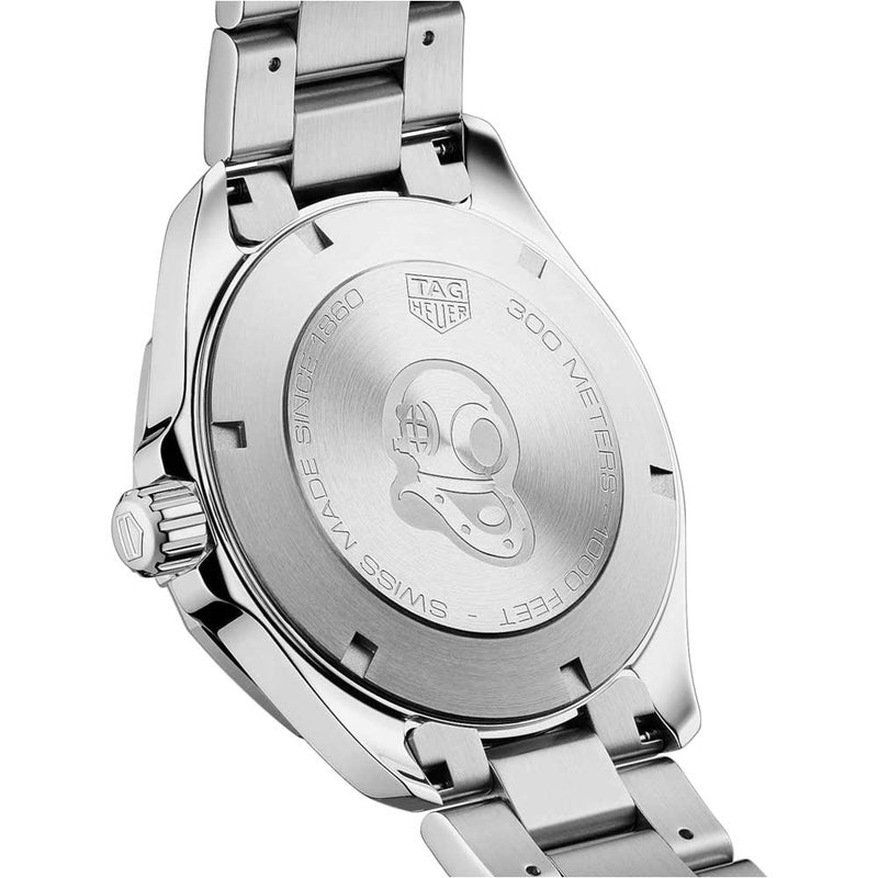 Shop Tag Heuer Aquaracer Automatic Caliber 5 Black Dial Silver Steel Strap Watch for Men - WBD2110.BA0928 in USA