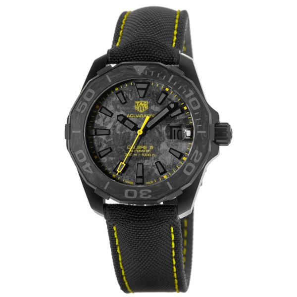 Tag Heuer Aquaracer Carbon Dial Watch for Men - WBD218B.FC6446 Buy Now By Tag Heuer