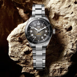 Tag Heuer Autavia Automatic Grey Dial Silver Steel Strap Watch for Men - WBE5114.EB0173 Buy Now By Tag Heuer