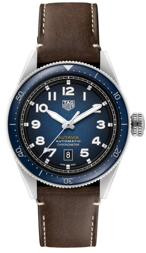 Shop Tag Heuer Autavia Blue Dial Watch for Men - WBE5116.FC8266 in USA