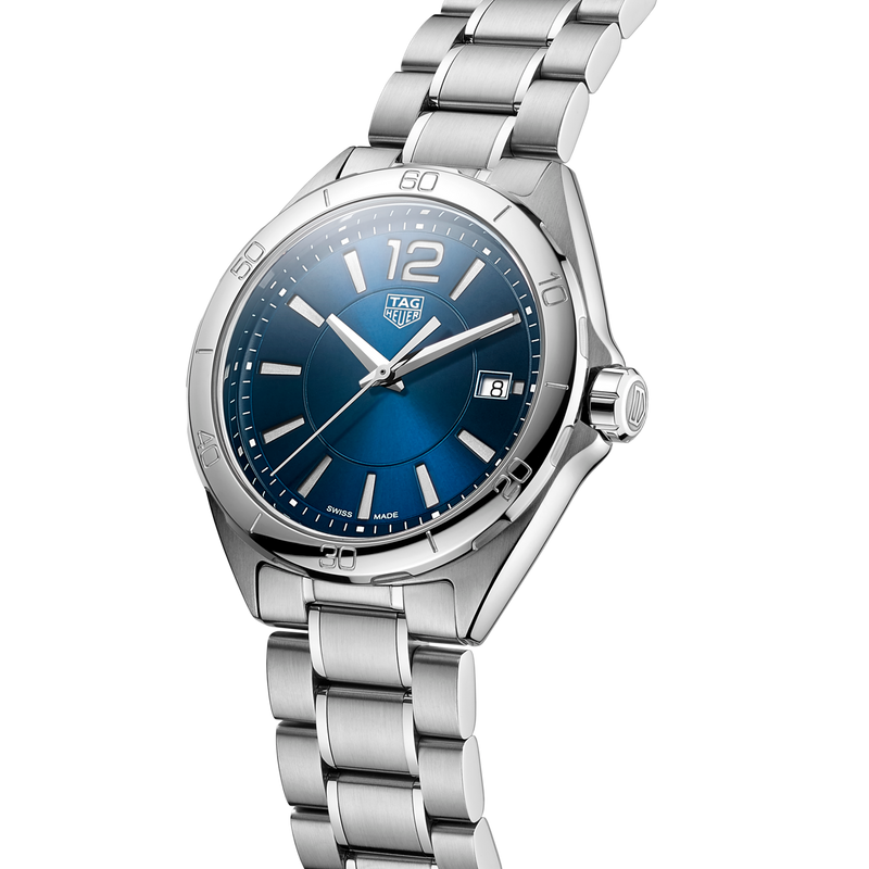 Shop Tag Heuer Formula 1 Quartz Blue Dial Silver Steel Strap Watch for Women - WBJ1312.BA0666 in USA