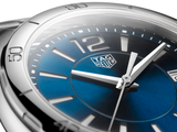 Shop Tag Heuer Formula 1 Quartz Blue Dial Blue Leather Strap Watch for Women - WBJ1312.FC8231 in USA