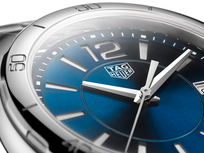 Shop Tag Heuer Formula 1 Quartz Blue Dial Blue Leather Strap Watch for Women - WBJ1312.FC8231 in USA
