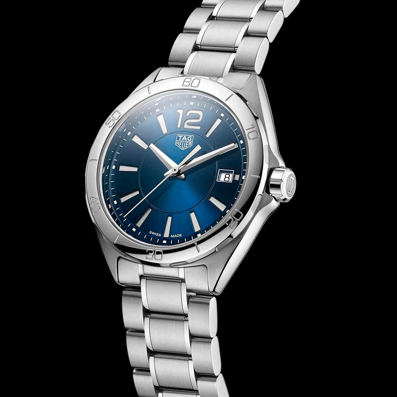 Shop Tag Heuer Formula 1 Quartz Blue Dial Silver Steel Strap Watch for Women - WBJ1312.BA0666 in USA
