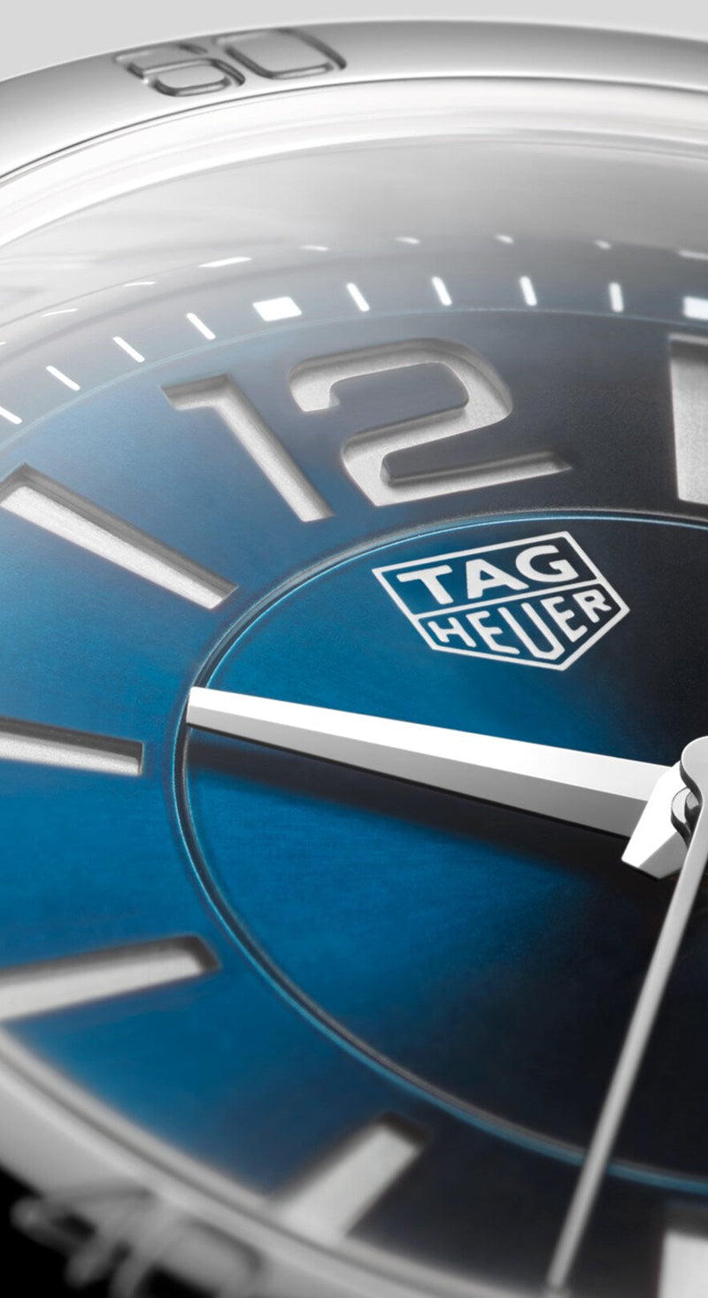 Shop Tag Heuer Formula 1 Quartz Blue Dial Blue Leather Strap Watch for Women - WBJ1312.FC8231 in USA