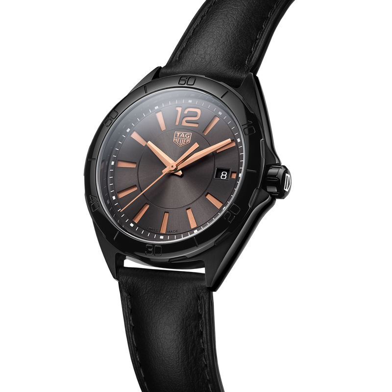 Tag Heuer Formula 1 Quartz Black Dial Black Leather Strap Watch for Women - WBJ1314.FC8230 Buy Now By Tag Heuer
