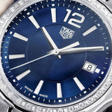 Shop Tag Heuer Formula 1 Quartz Diamonds Blue Dial Silver Steel Strap Watch for Women - WBJ1316.BA0666 in USA