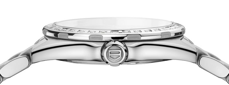 Shop Tag Heuer Formula 1 Quartz Diamonds Blue Dial Silver Steel Strap Watch for Women - WBJ1316.BA0666 in USA
