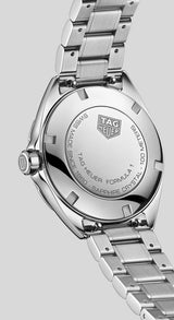 Shop Tag Heuer Formula 1 Quartz Mother of Pearl White Dial Silver Steel Strap Watch for Women - WBJ1418.BA0664 in USA