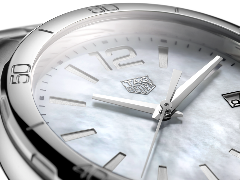 Shop Tag Heuer Formula 1 White Mother of Pearl Dial Watch for Women - WBJ1318.BA0666 in USA