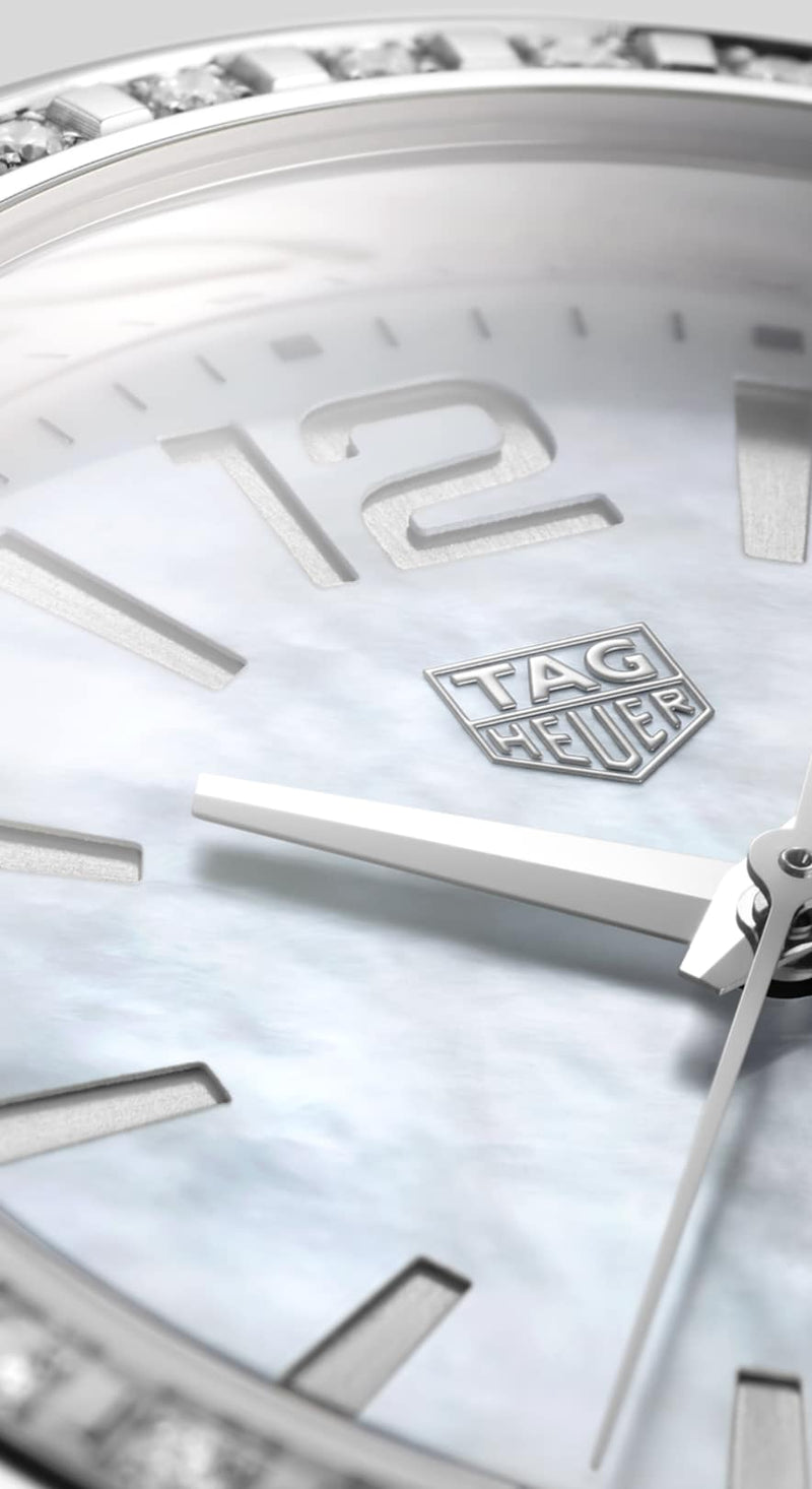 Tag Heuer Formula 1 Quartz Diamonds Mother of Pearl Dial Silver Steel Strap Watch for Women - WBJ131A.BA0666 Buy Now By Tag Heuer
