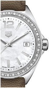 Tag Heuer Formula 1 Quartz Mother of Pearl Dial Brown Leather Strap Watch for Women - WBJ131A.FC8255 Buy Now By Tag Heuer