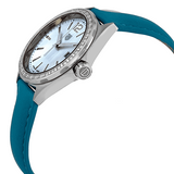 Shop Tag Heuer Formula 1 Quartz Diamonds Mother of Pearl Dial Blue Leather Strap Watch for Women - WBJ131A.FC8256 in USA