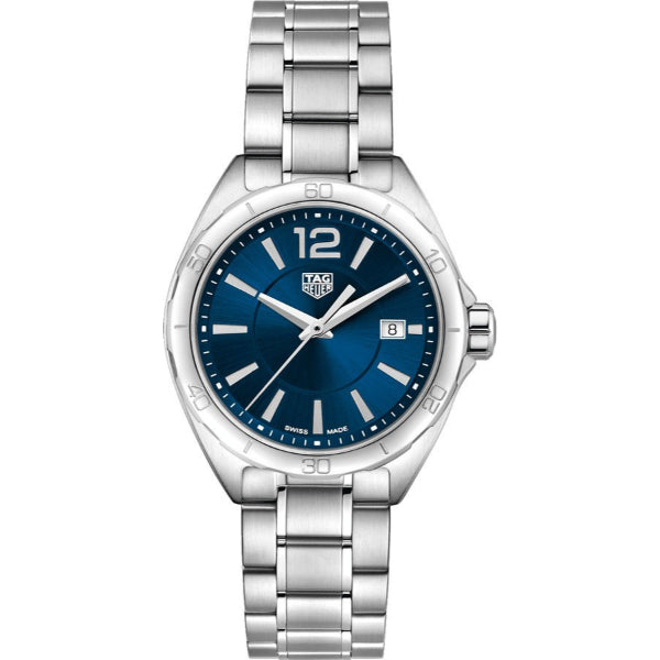 Shop Tag Heuer Formula 1 Quartz Blue Dial Silver Steel Strap Watch for Women - WBJ1412.BA0664 in USA