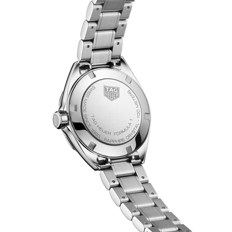 Shop Tag Heuer Formula 1 Quartz Blue Dial Silver Steel Strap Watch for Women - WBJ1412.BA0664 in USA