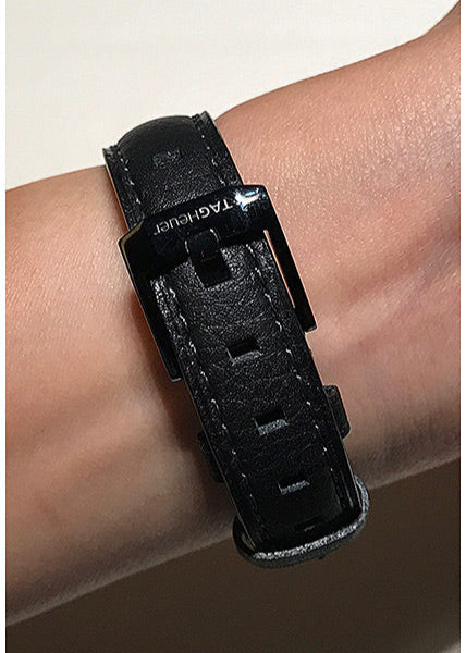 Shop Tag Heuer Formula 1 Quartz Black Dial Black Leather Strap Watch for Women - WBJ1414.FC8234 in USA