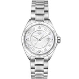 Shop Tag Heuer Formula 1 Diamonds Mother Of Pearl White Dial Silver Steel Strap Watch for Women - WBJ1419.BA0664 in USA