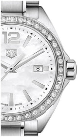 Tag Heuer Formula 1 Diamonds Mother of Pearl White Dial Silver Steel Strap Watch for Women - WBJ141A.BA0664 Buy Now By Tag Heuer