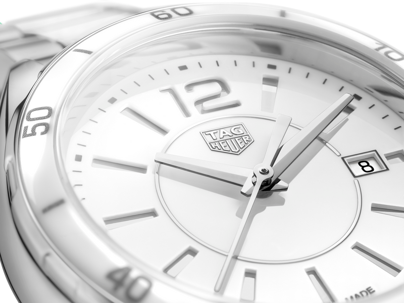 Shop Tag Heuer Formula 1 Quartz White Dial Two Tone Steel Strap Watch for Women - WBJ141AC.BA0974 in USA